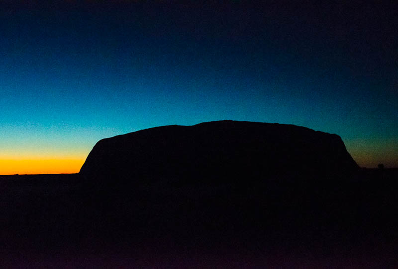 Uluru at first light